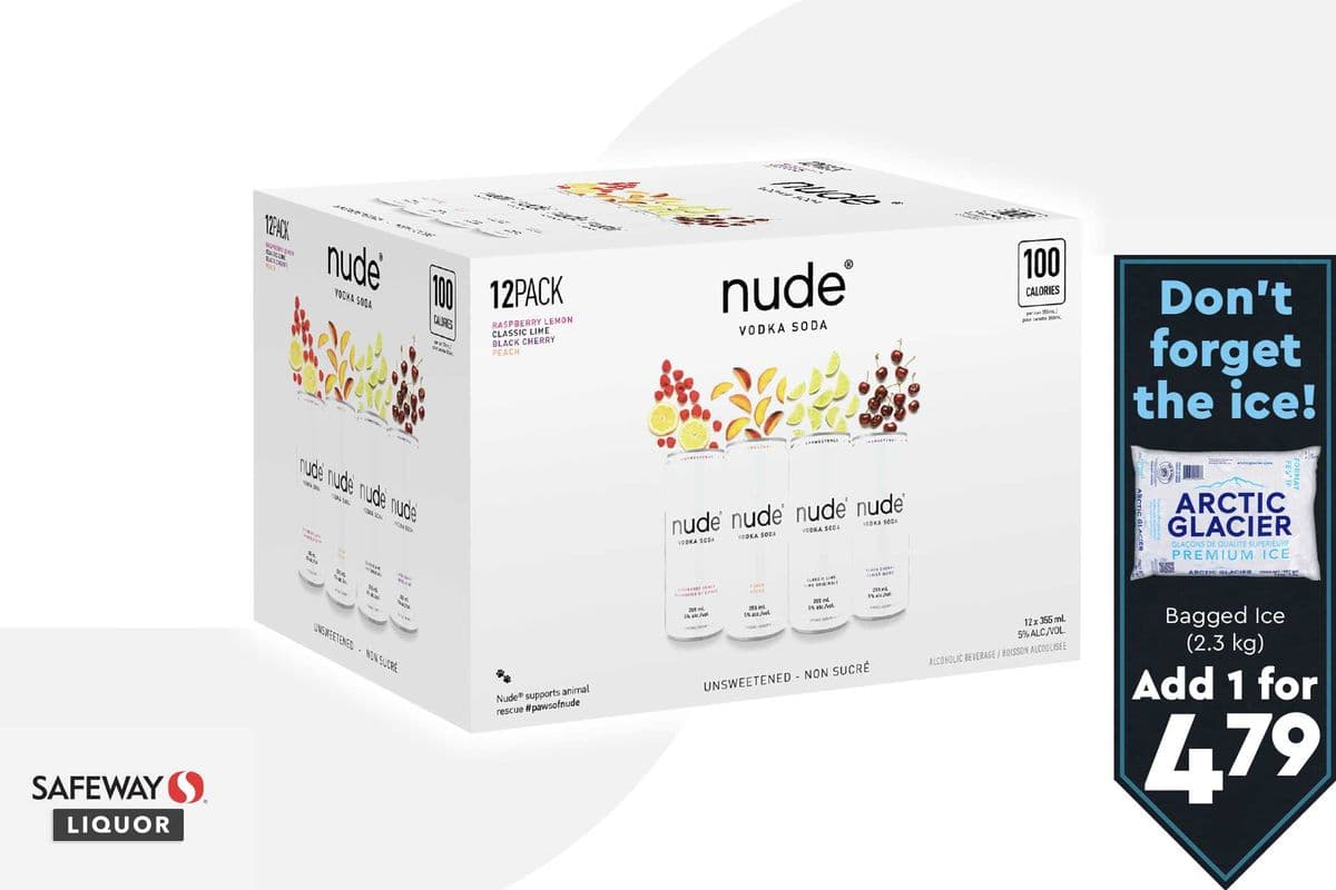 Nude Vodka Soda Mixer (12 x 355 ml)