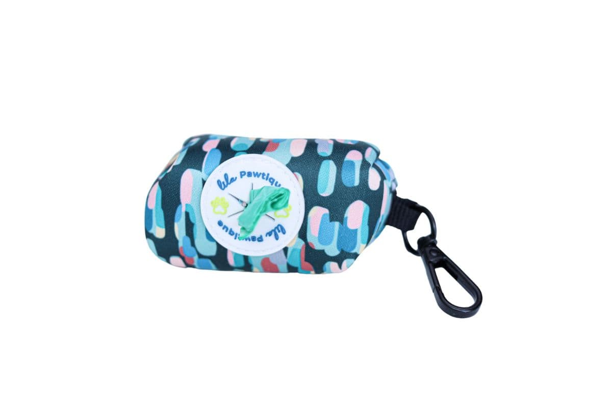 Lila Pawtique Waste Pouch Bag Holder Amazônia Tribe