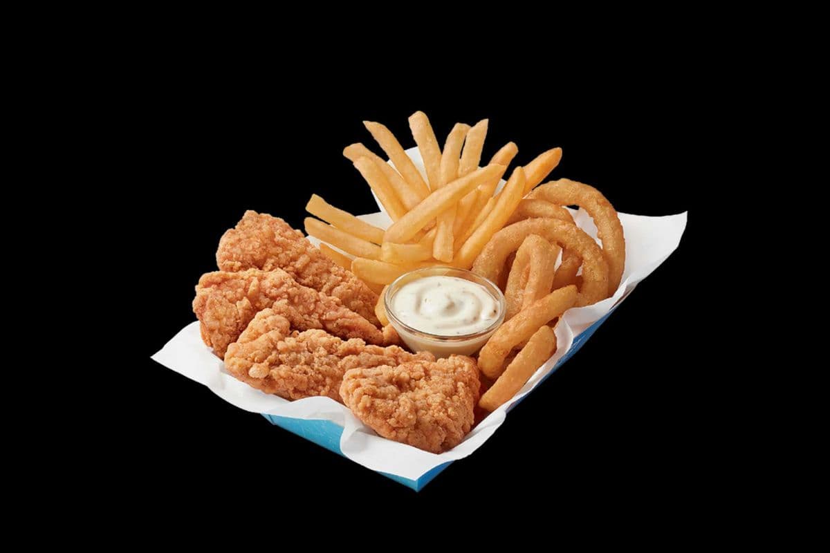 Chicken Strips and Fry-Rings Basket