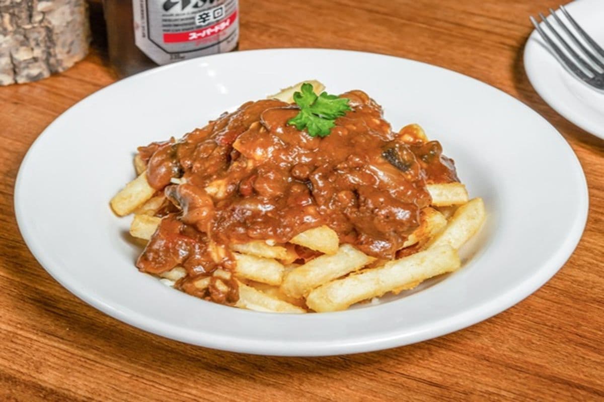 Poutine with Hayashi Sauce