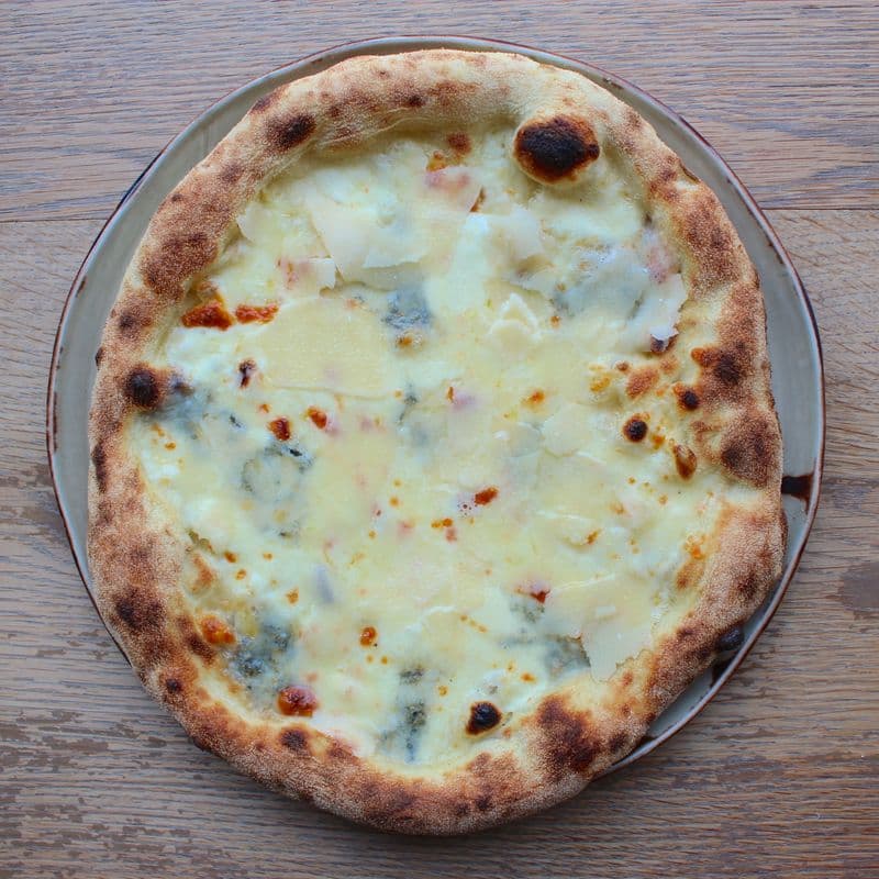 Four Formaggi White Pizza