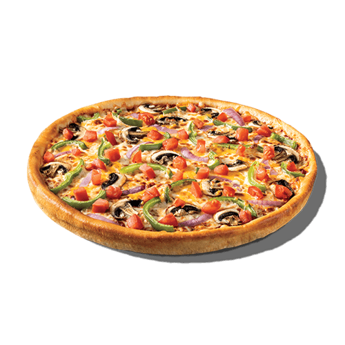 Medium Vegetarian Pizza + 12 Wings