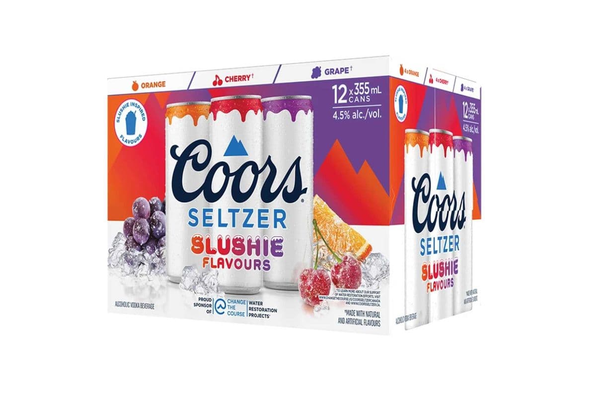 COORS SELTZER SLUSHIE FLAVOUR PACK (12 x 355ML)