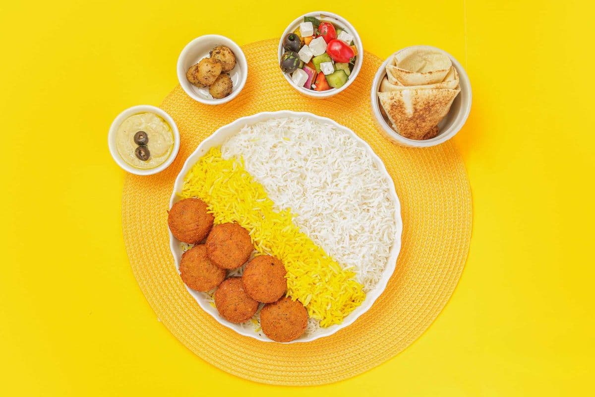 In and Win Falafel Vegetarian Plate