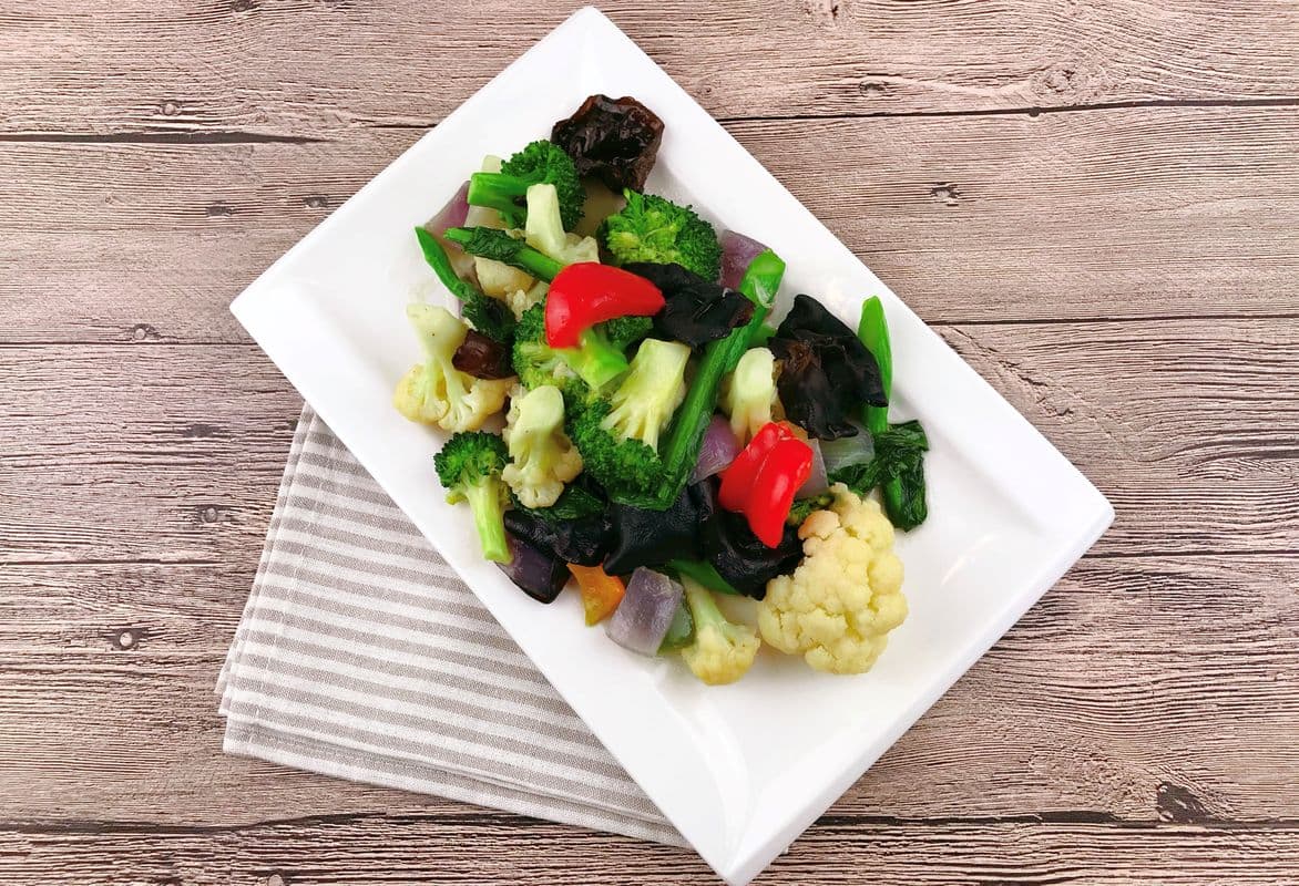 Stir-Fried Mixed Vegetables 炒素什锦