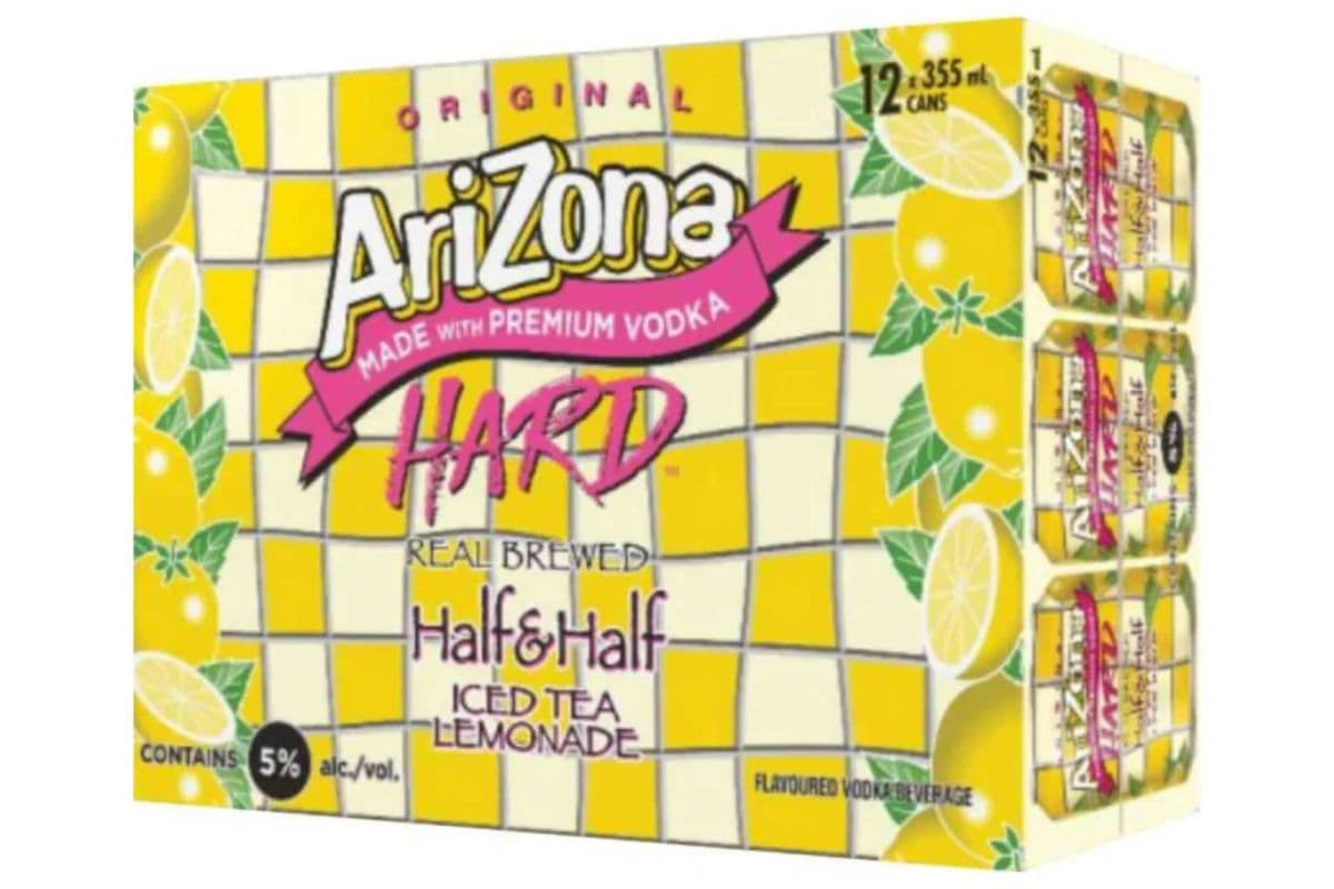 Arizona Hard Half & Half Iced Tea (12 x 355 ml Cans)