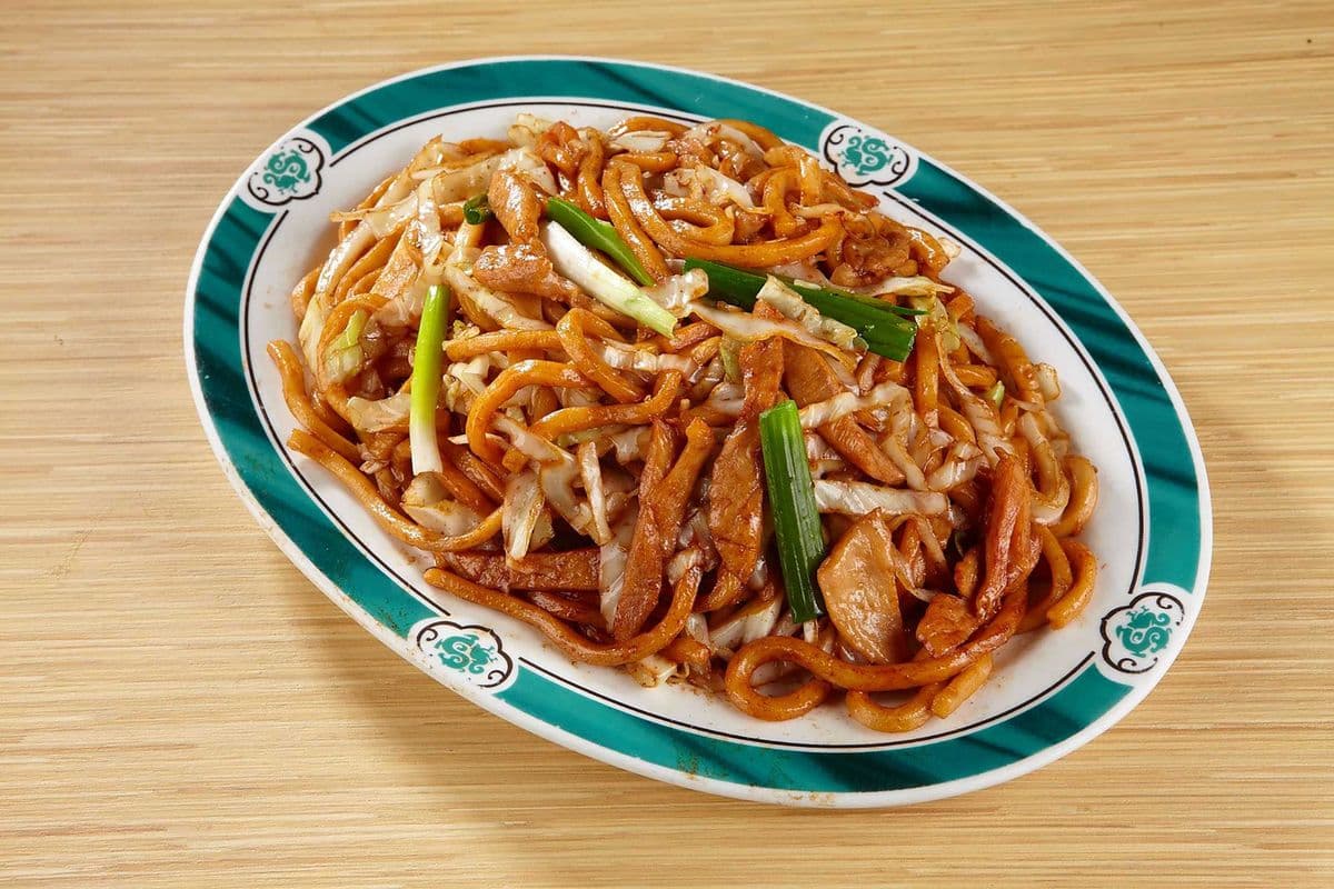 340. Shanghai-Style Noodles with Pork and Cabbage