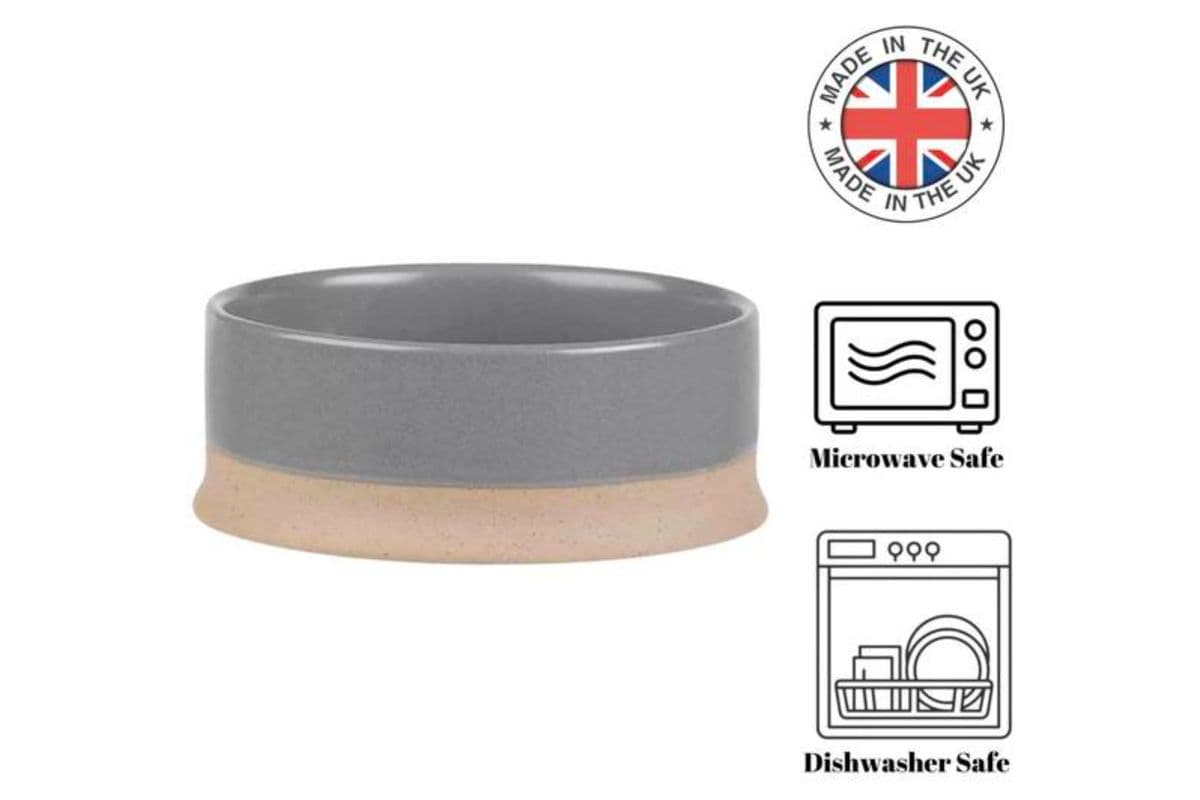 Scruffs - Scandi Non-Tip Grey Bowl - 20 cm