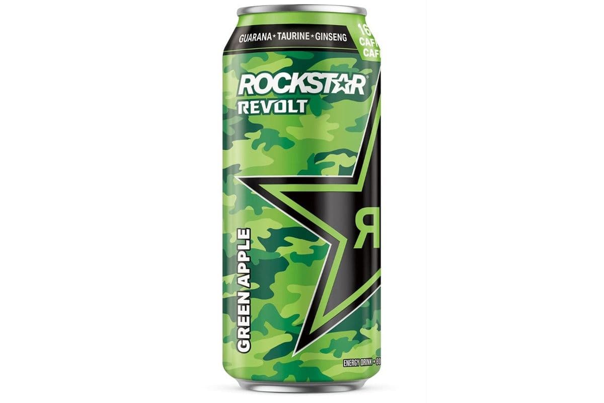 Rockstar Green Apple Revolt Energy Drink (473 mL)