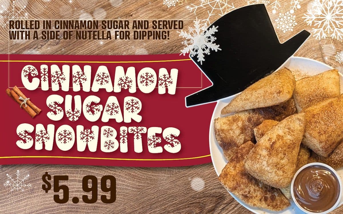 Cinnamon Snow Bites