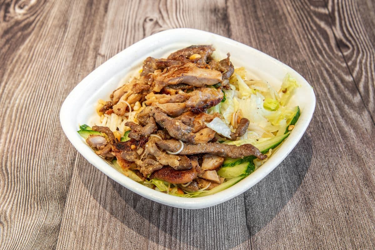 314. BBQ Chicken with Vermicelli - Bun Ga Nuong