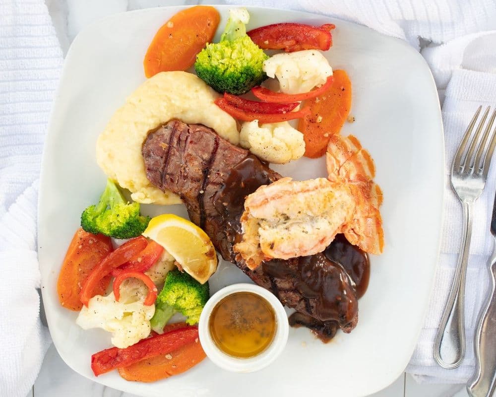 Striploin Lobster Combo