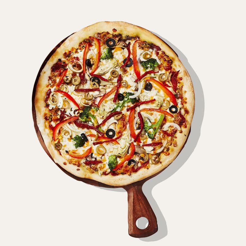 Moyenne (12 po) pizza Jardin de rêves / Medium (12 in) Dream Garden pizza