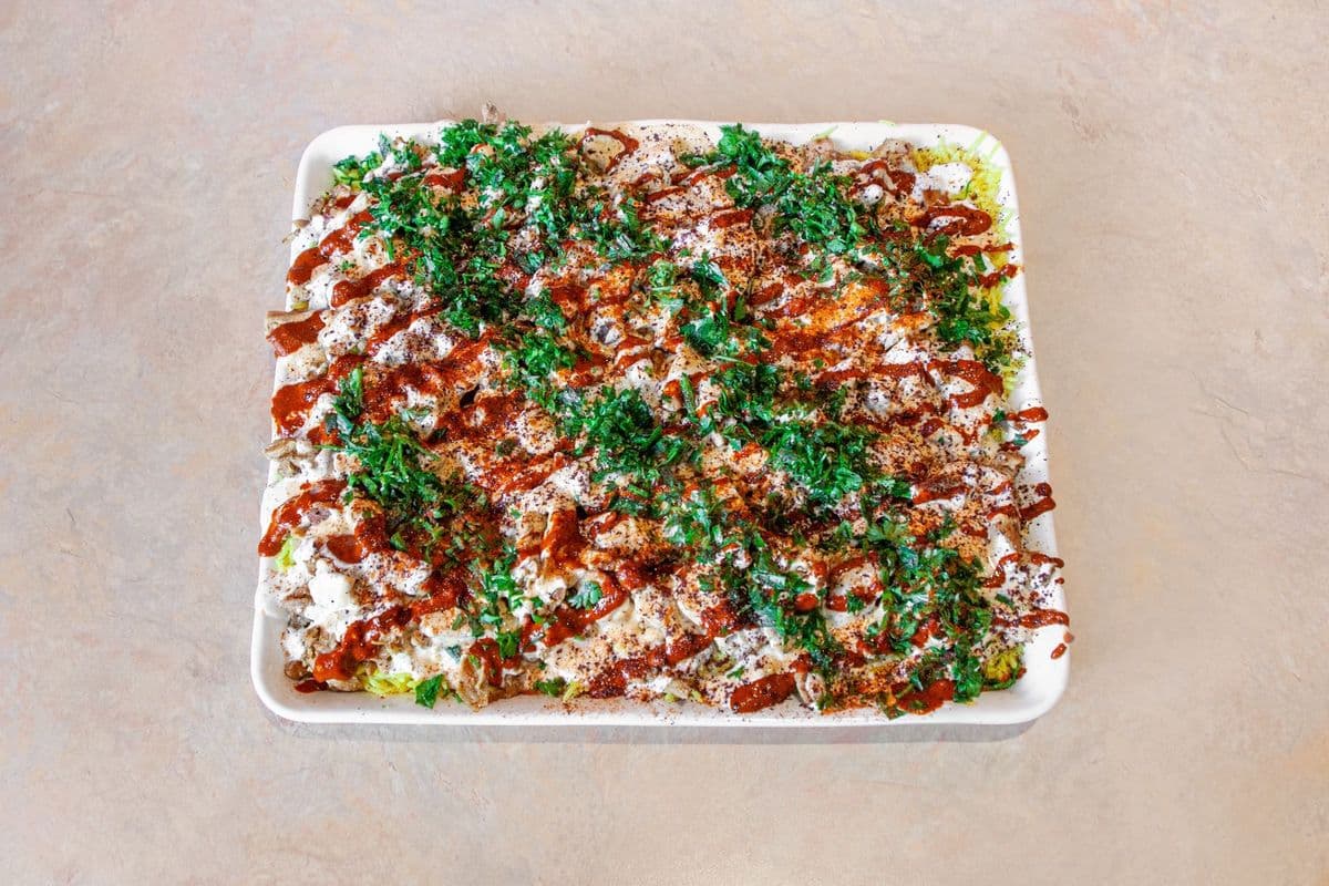 Beef Shawarma Family Meal Platter