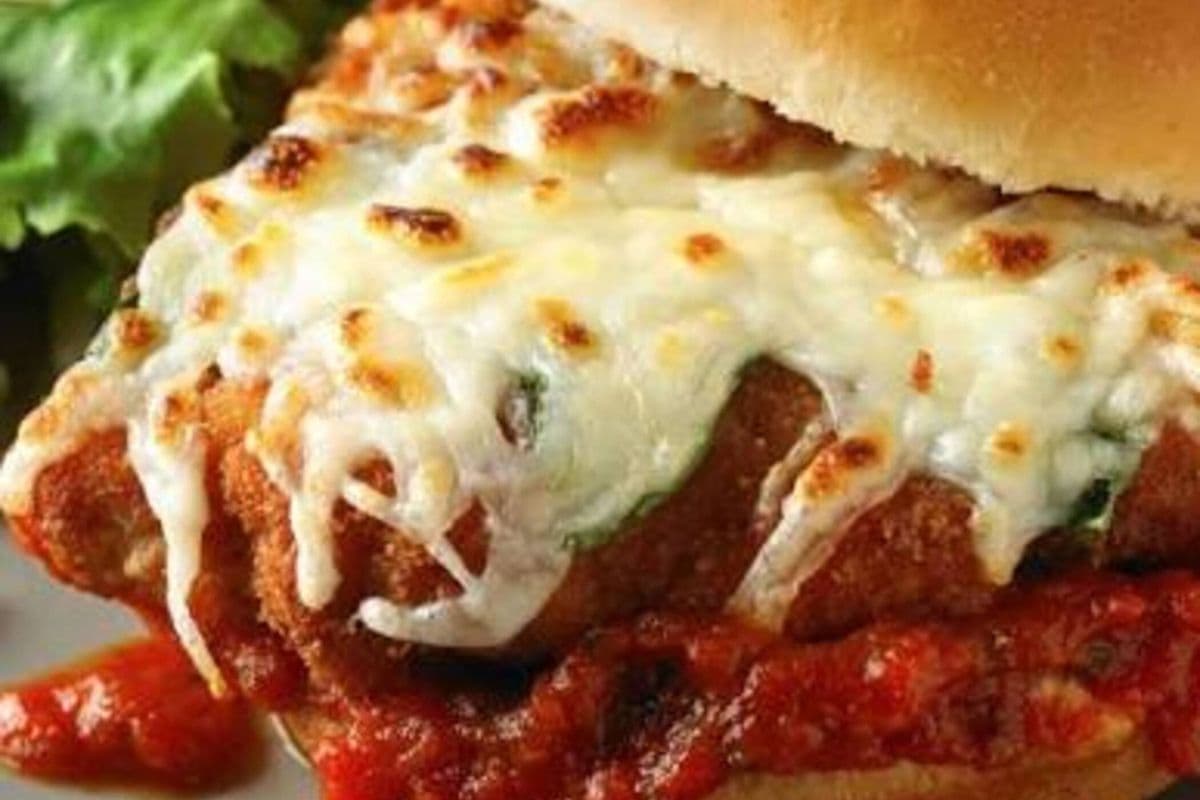 Chicken parm sandwich
