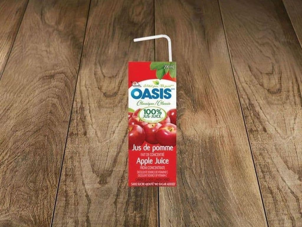Jus de pomme Oasis en boîte / Oasis Apple Juice Box