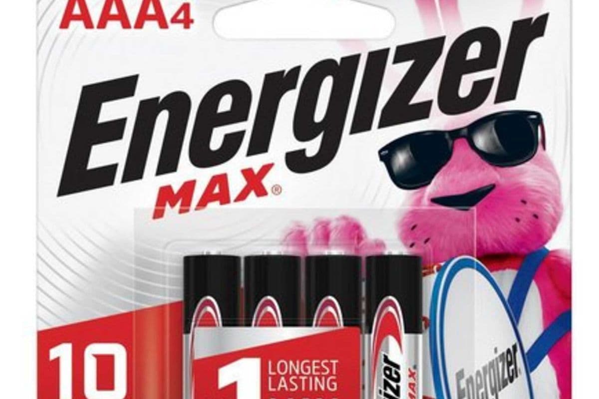 Energizer MAX Alkaline AAA Batteries (4 batteries)