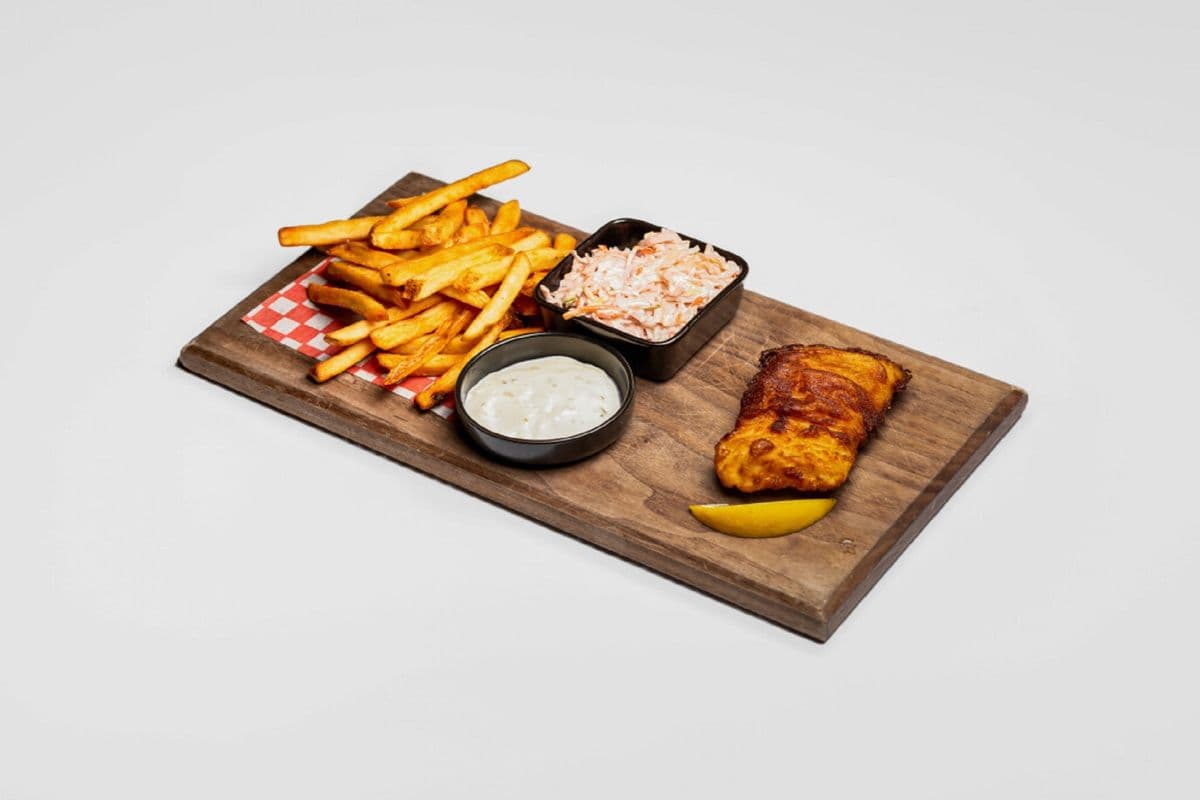 Drunken Fish Plus Chips (One Piece)