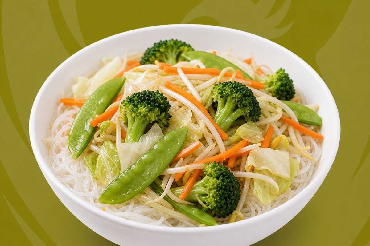 54. Stir-Fried Vegetables with Vermicelli - Bun Xao Chay