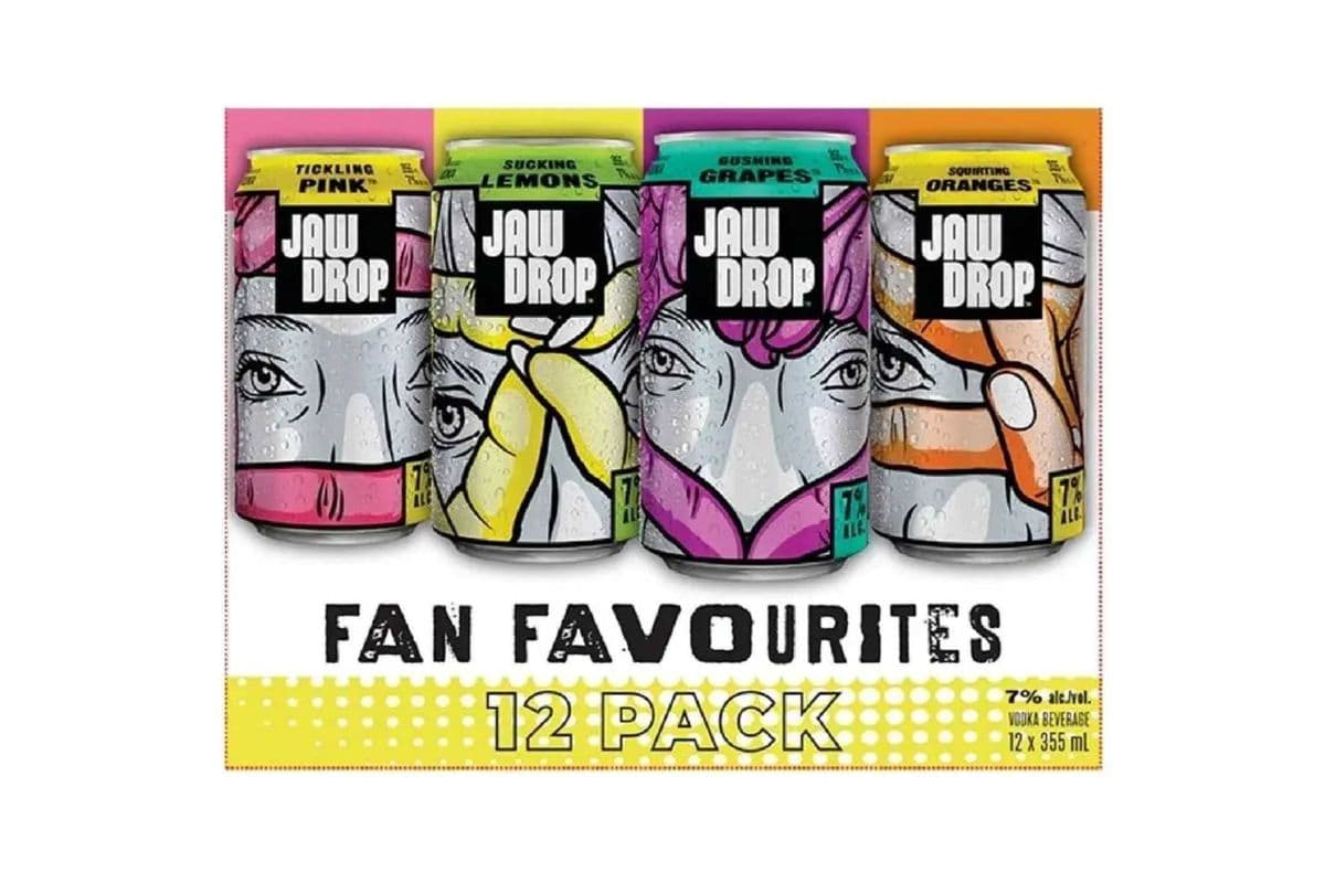 JAW DROP FAN FAVOURITES VARIETY PACK 12X355ML (12 x 355ML)