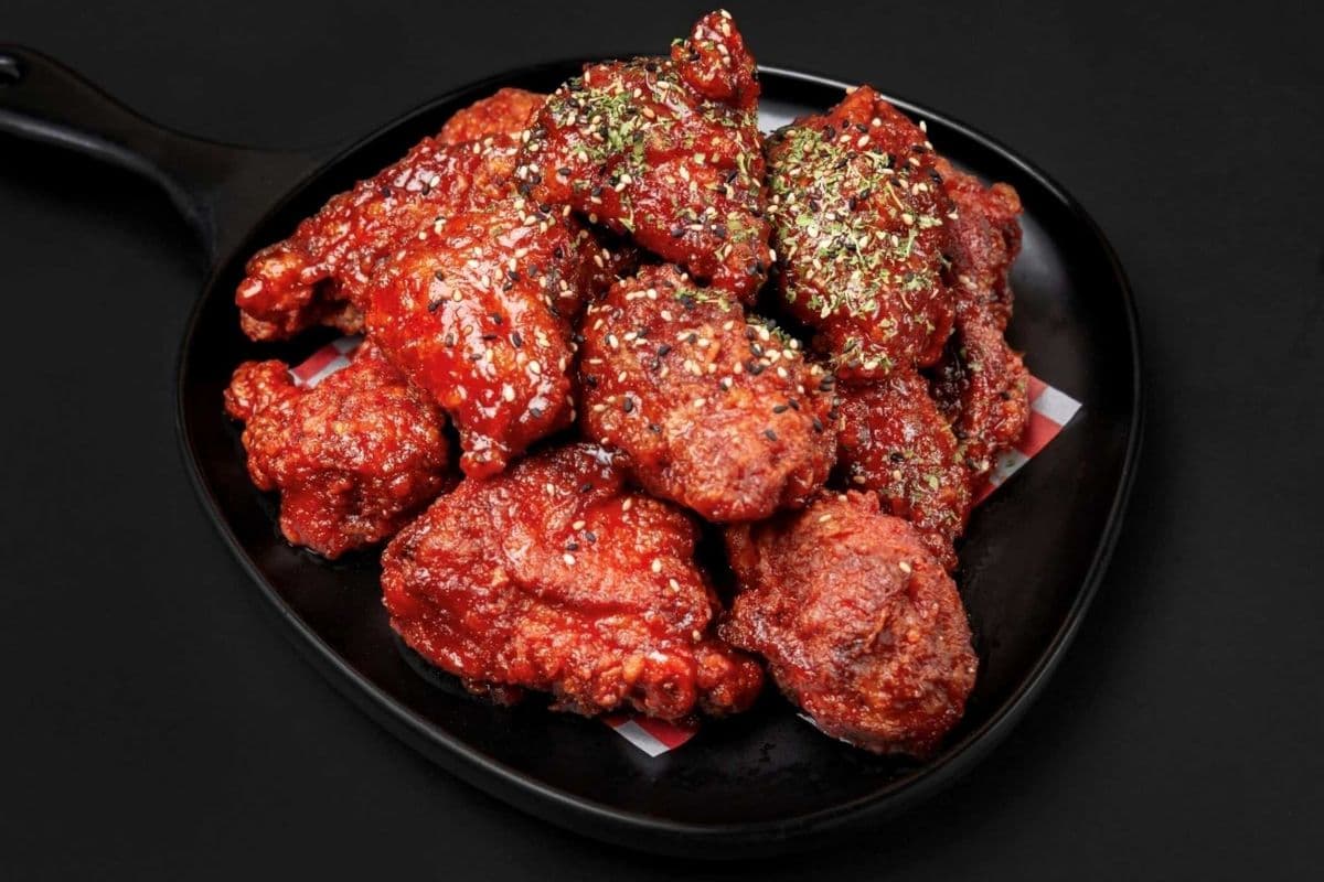 Sweet and Spicy Sauced Fried Chicken(10-11pcs)
