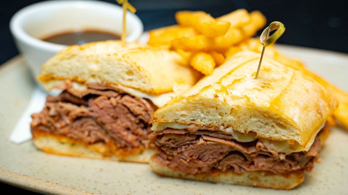 French Beef Dip Sandwich