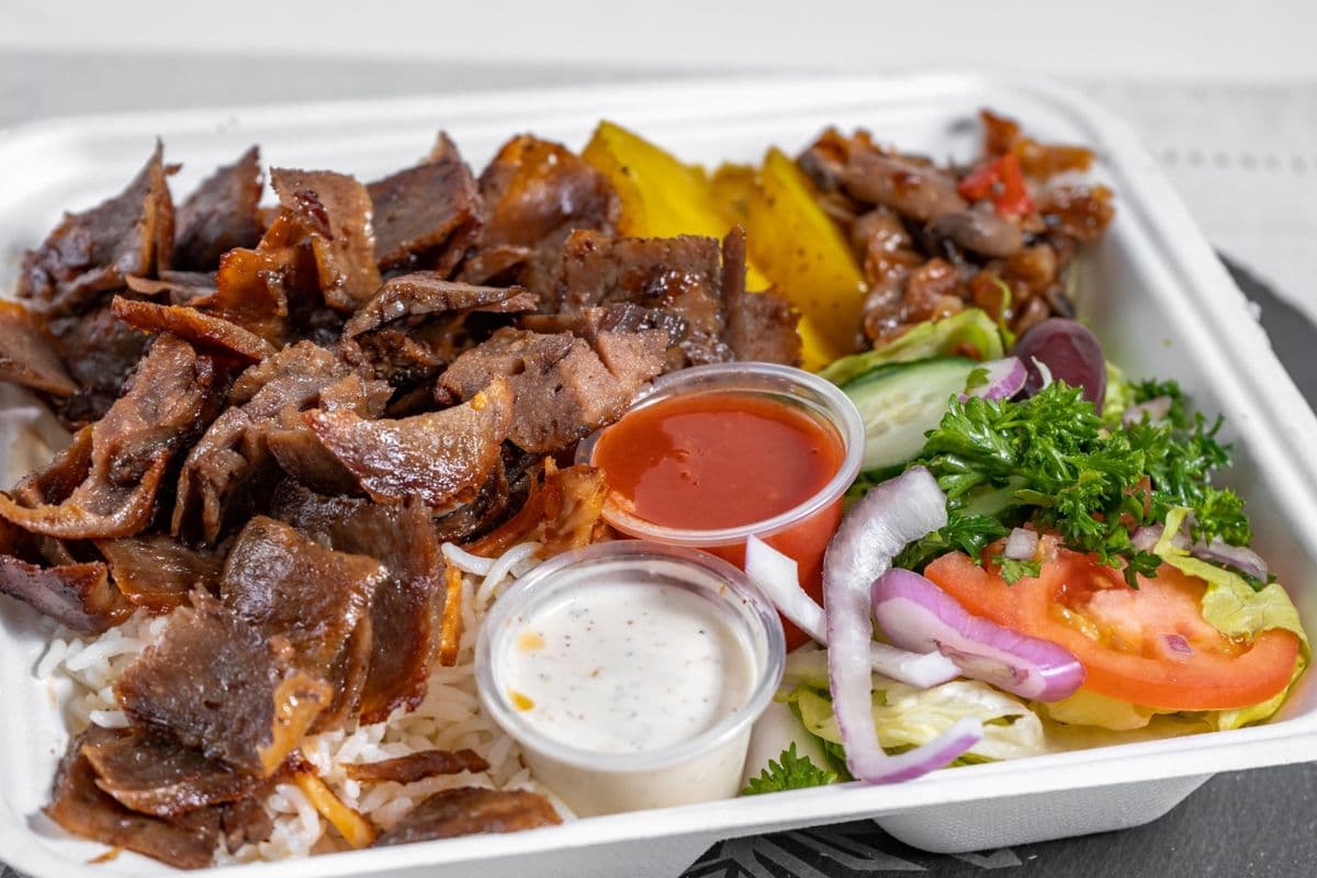 7. Medium Beef Shawarma Plate