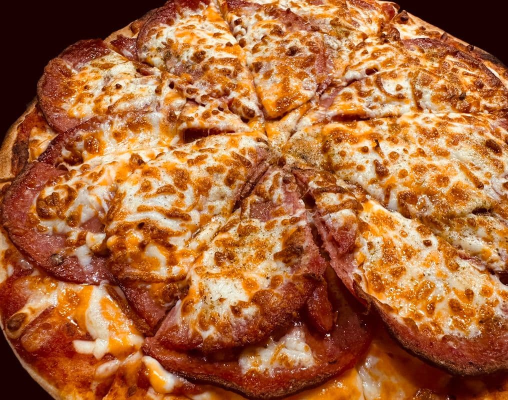 Traditional pizza salami 12”
