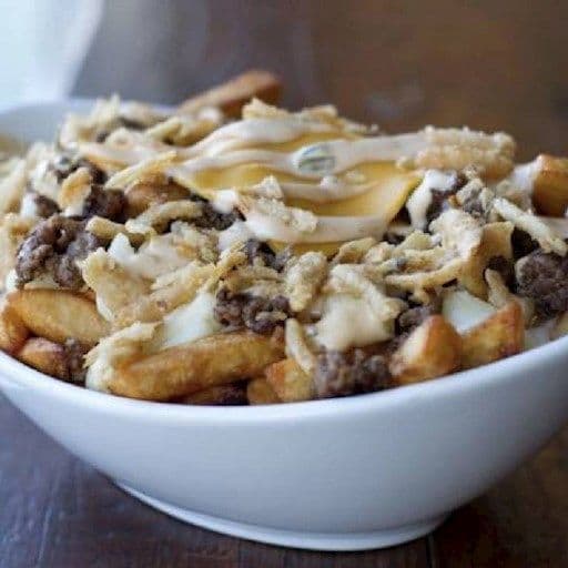Poutine hamburger / Hamburger Poutine