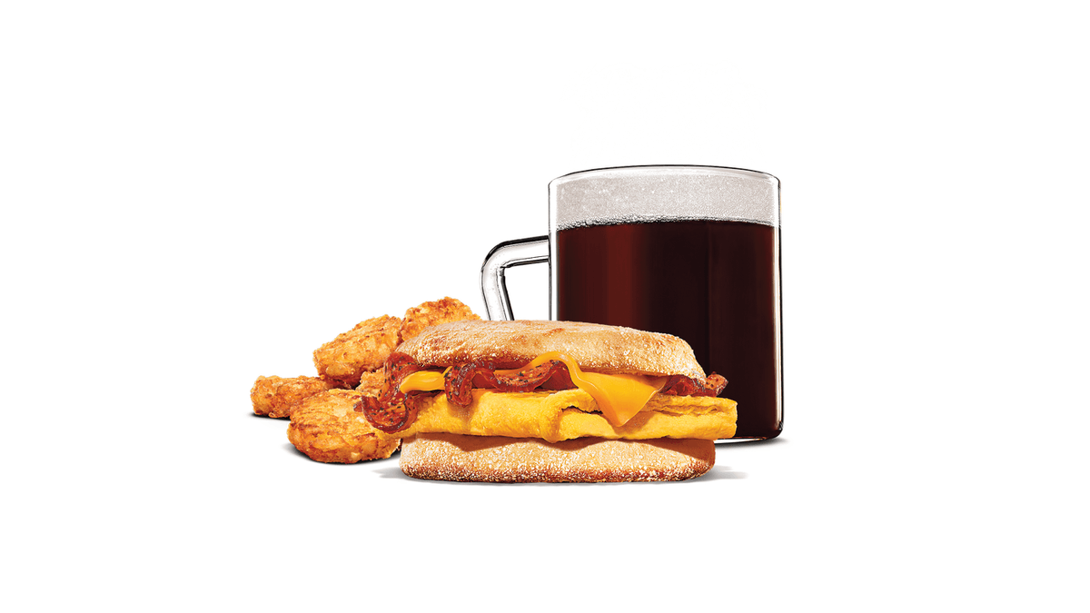 Maple Bacon English Muffin Medium Combo