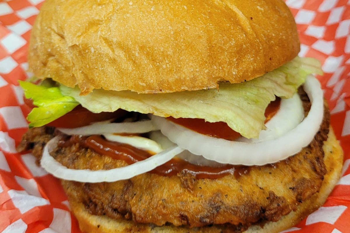 Chicken-Fried Steak (Beef) Sandwich