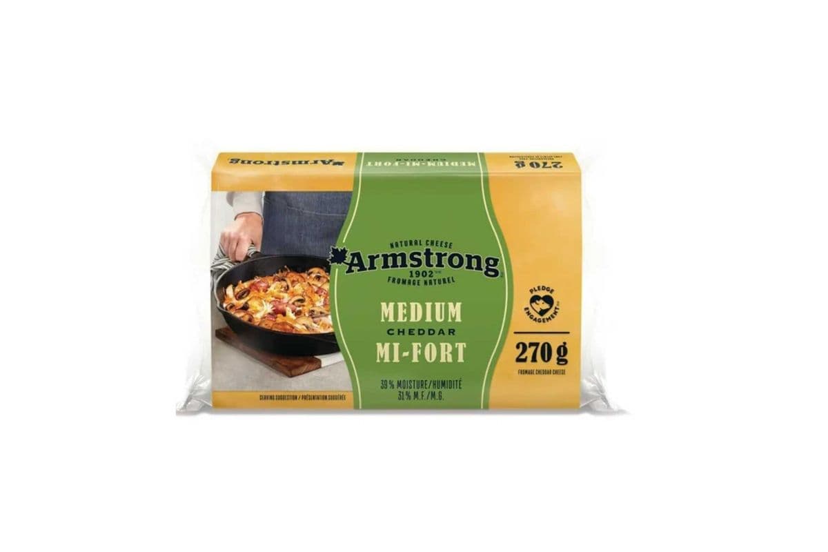 Armstrong Medium Cheddar Cheese (270gm)