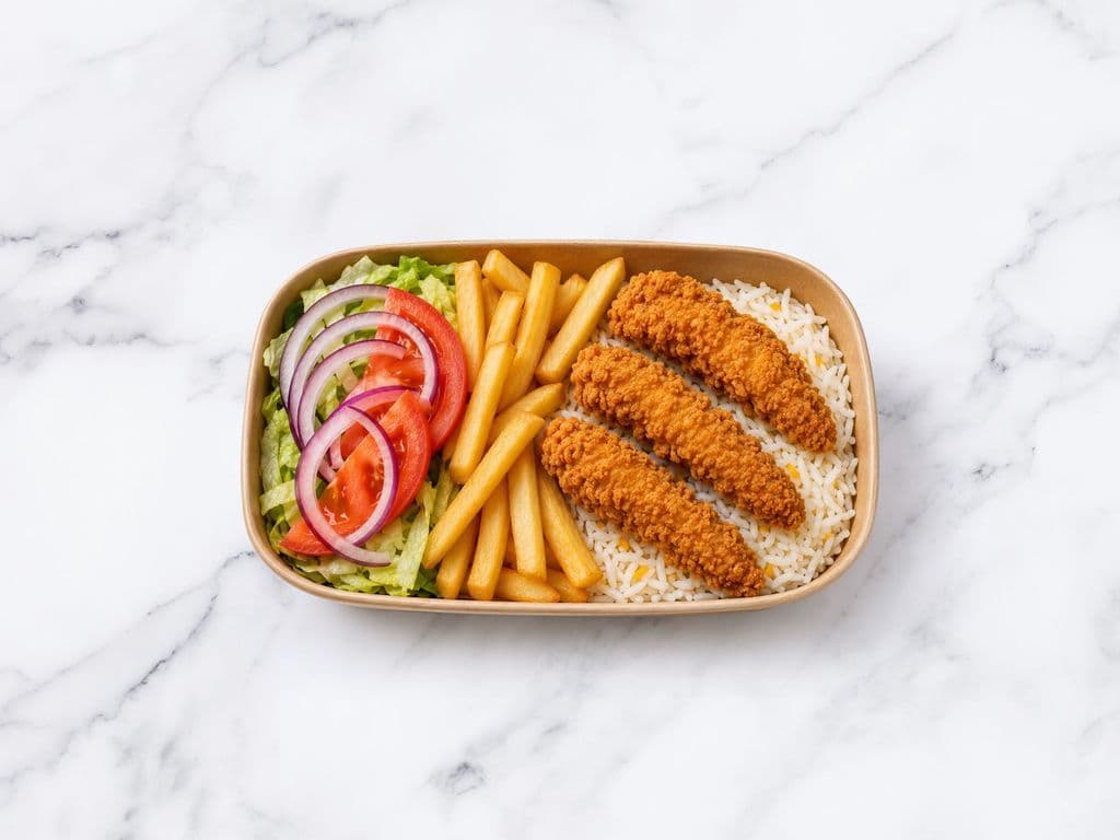 Junior Fried Chicken Bowl
