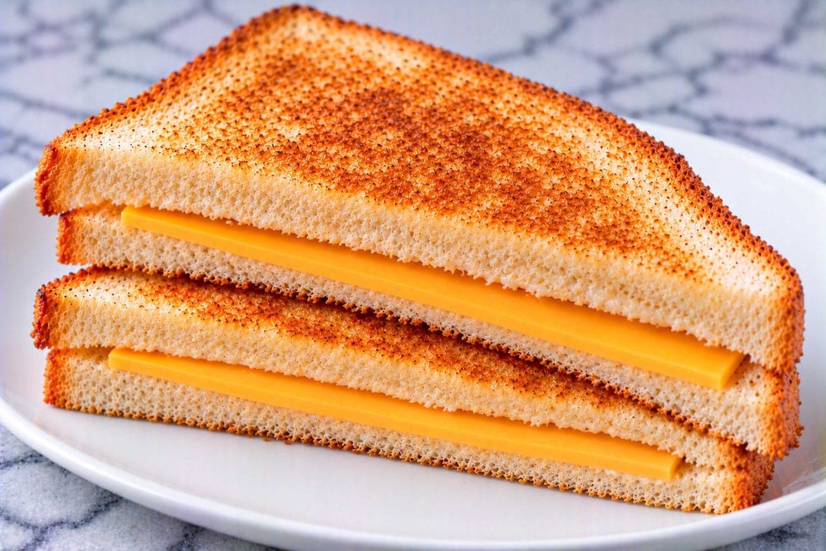 Toasted Sliced Cheese Sandwich