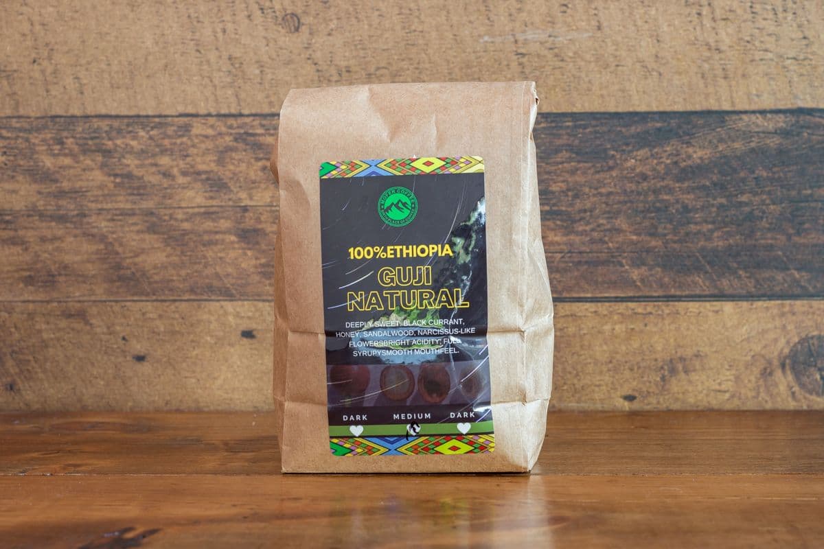 Ethiopian Guji Natural Coffee Beans (1lb)
