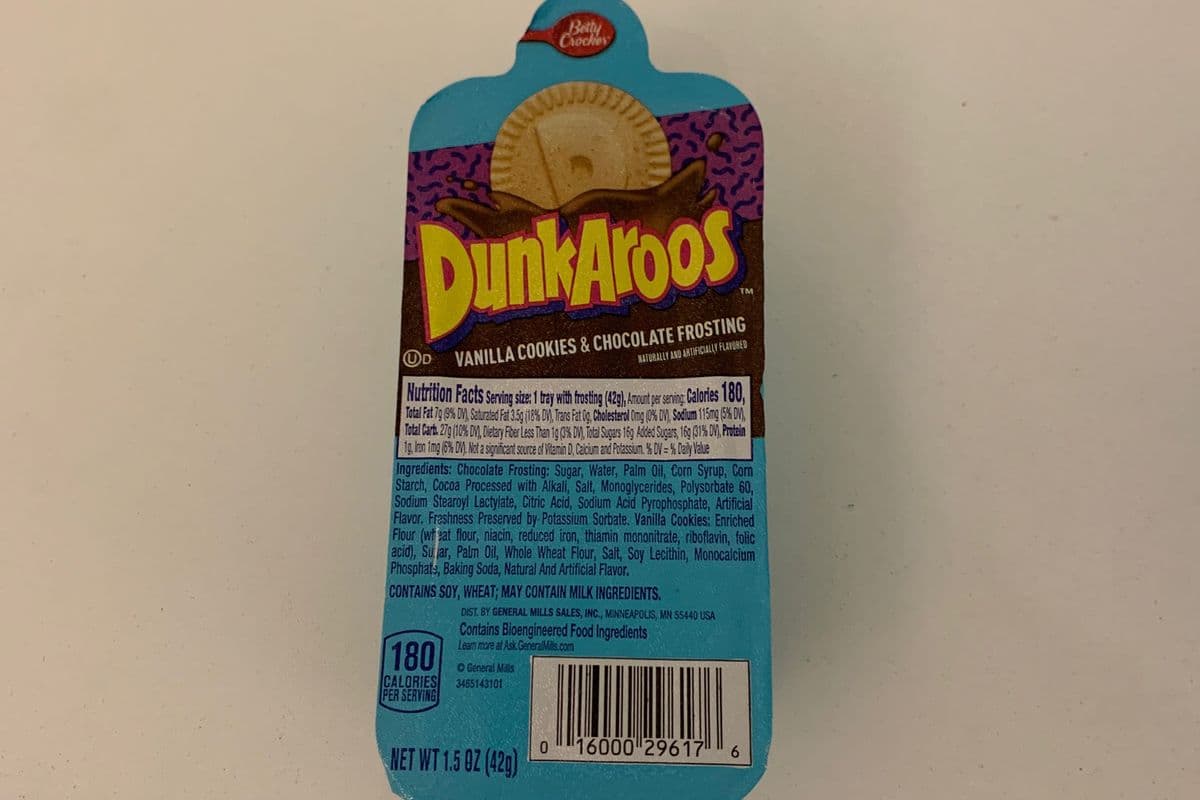 Dunkaroos with Chocolate Frosting