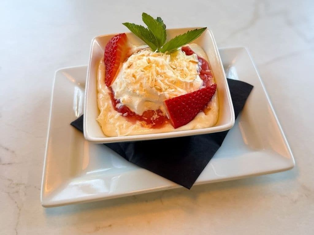 Strawberry Lychee Coconut Cheesecake