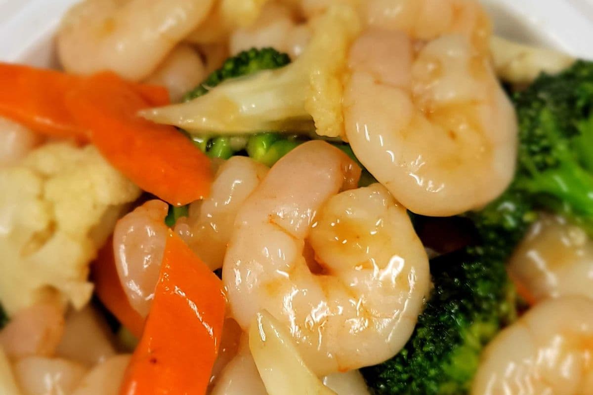 Crevettes et légumes / Shrimps with Vegetables