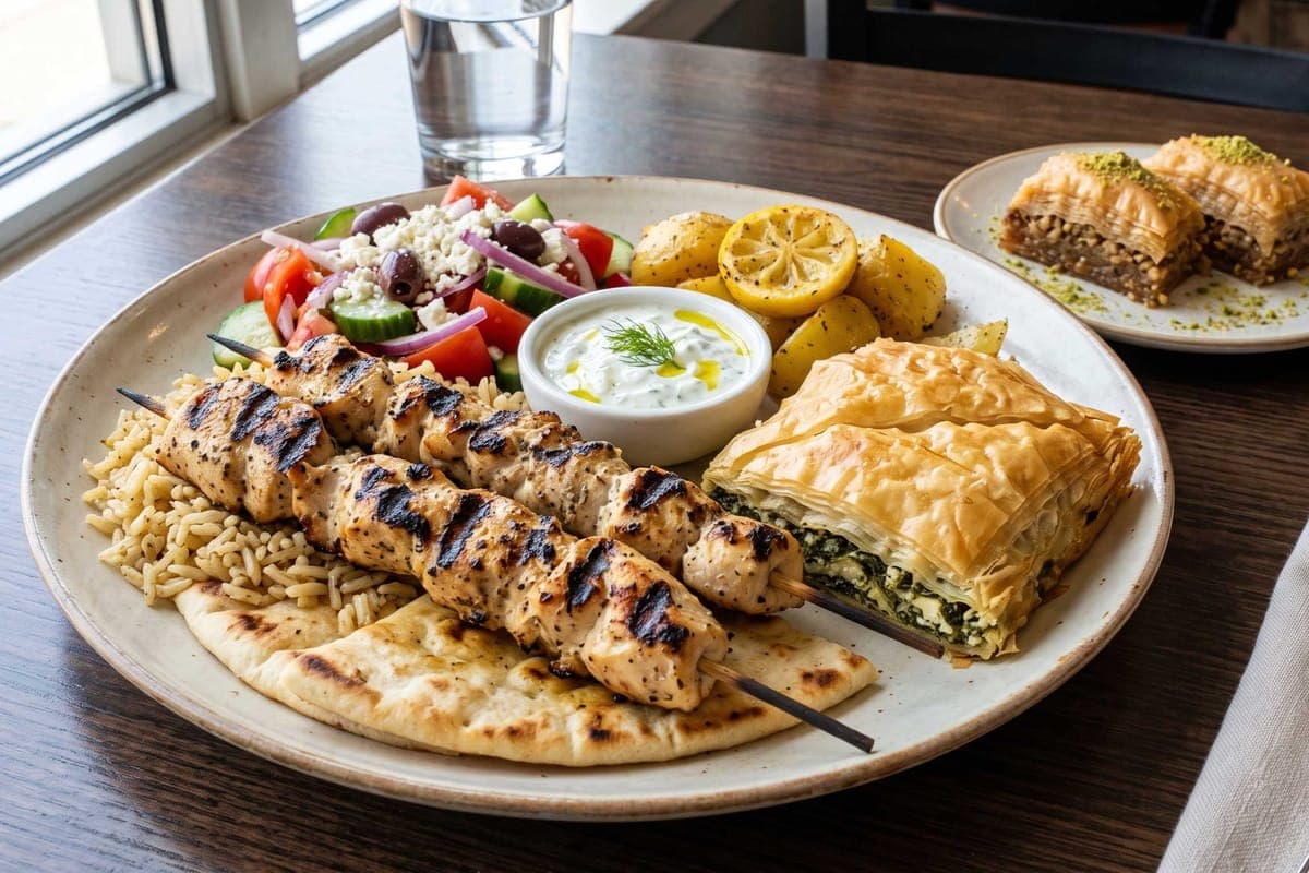 Souvlaki Combo for 2