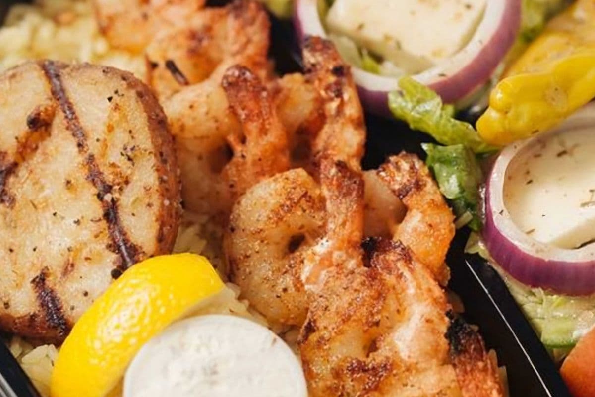59. Grilled Shrimp Kebob