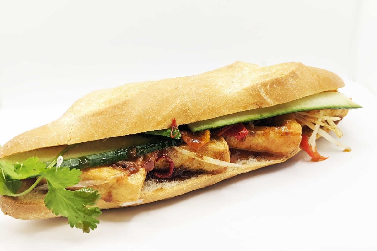 Banh Mi Papaya Tofu