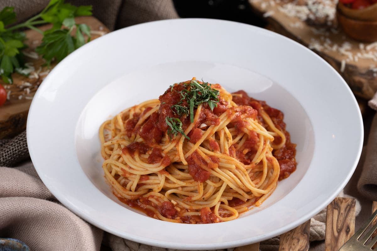 Spaghetti with Marinara Sauce