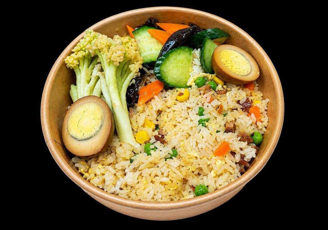 BBQ Pork Egg Fried Rice / 叉燒炒飯
