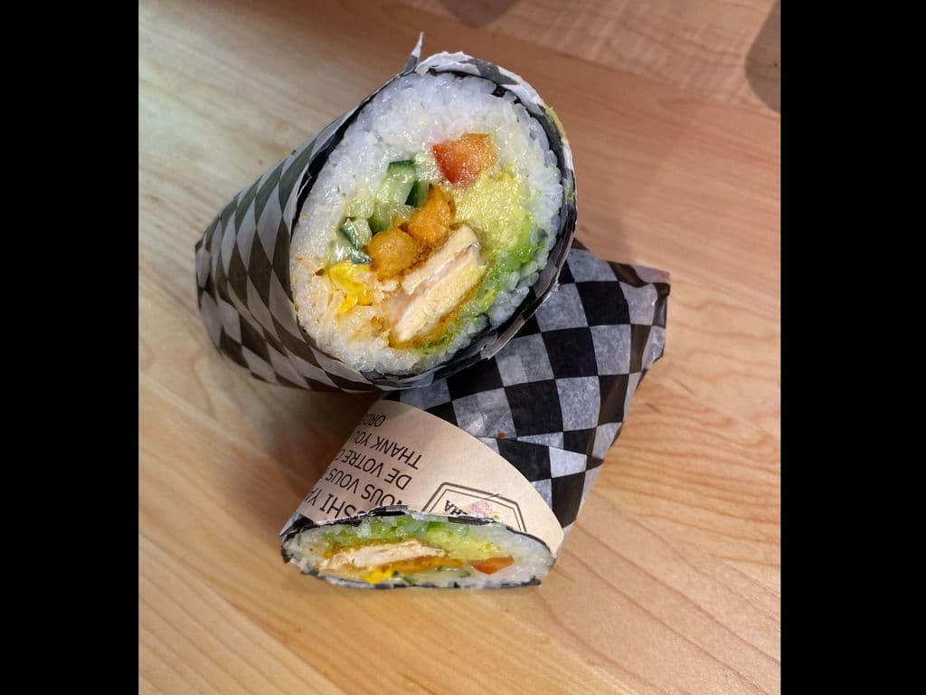 BURRITO FRIED SALMON