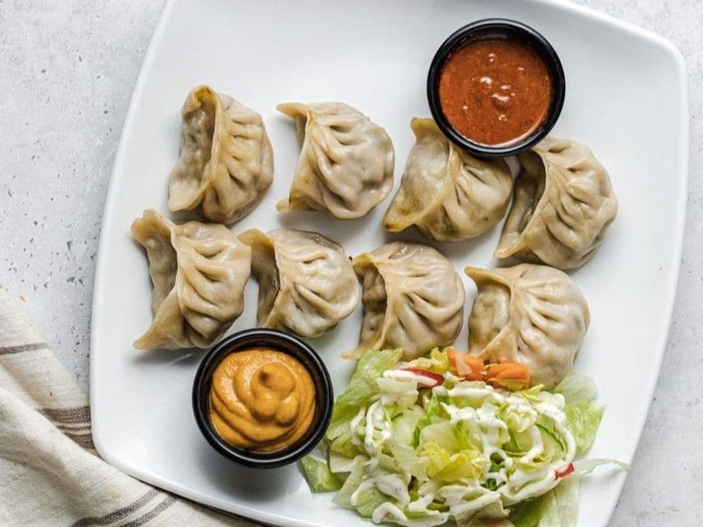 Chilli Momos (Vegetarian)