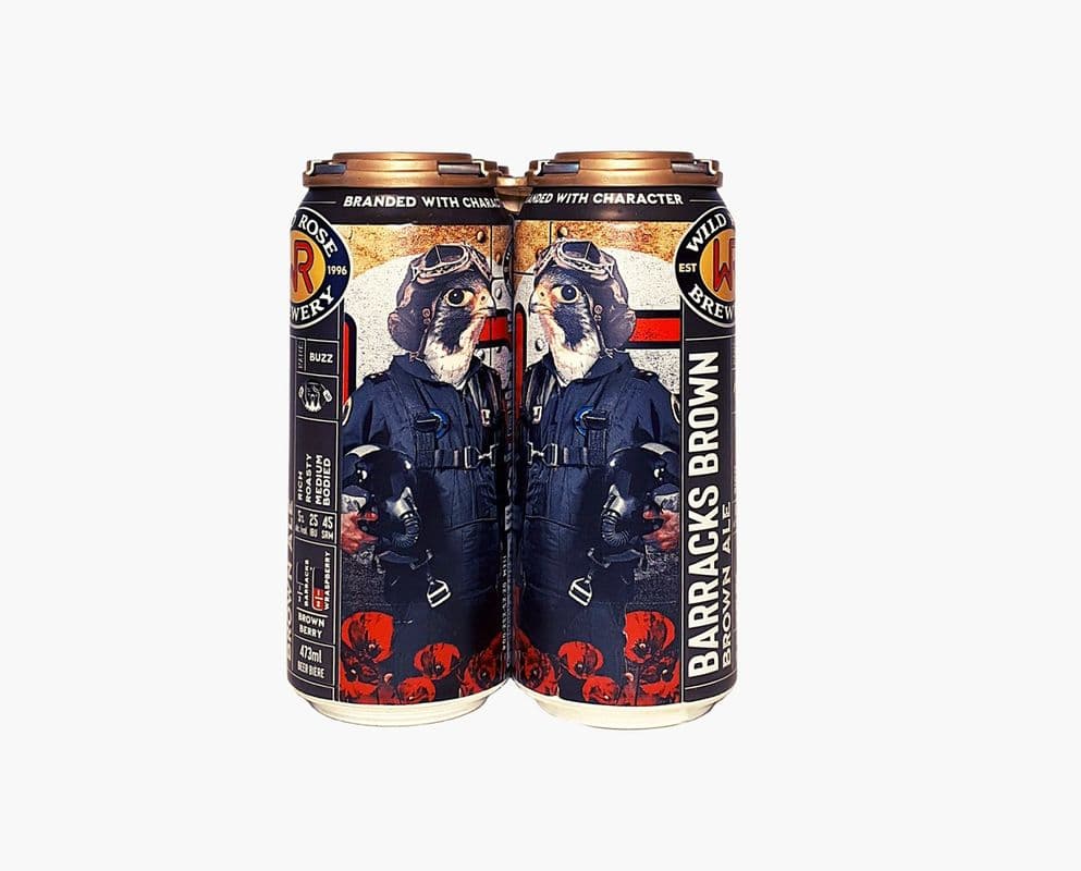 Wildrose Barracks Brown Ale (4 Cans) (4 x 473ml cans)