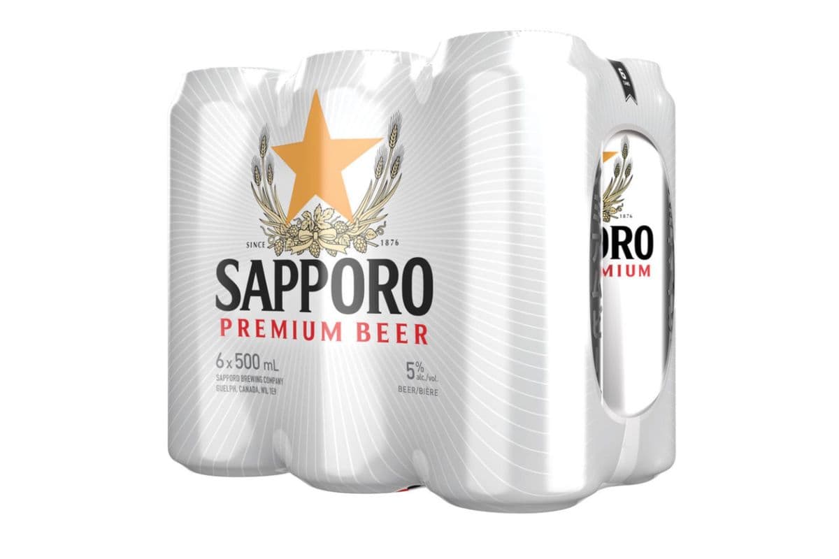 Sapporo premium lager 6 x 500ml (6 x 6x500 ml)