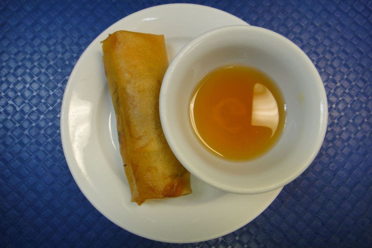 6. Spring Roll (Vegetable or Meat)