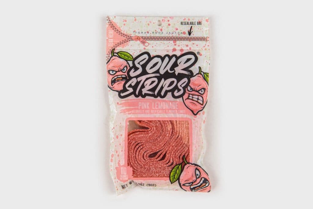 Sour Strips Pink Lemonade (96G)