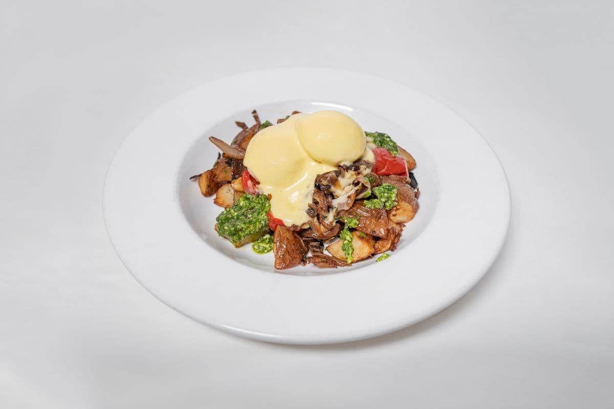 Roasted Garlic and Mushroom Hash (Veg)